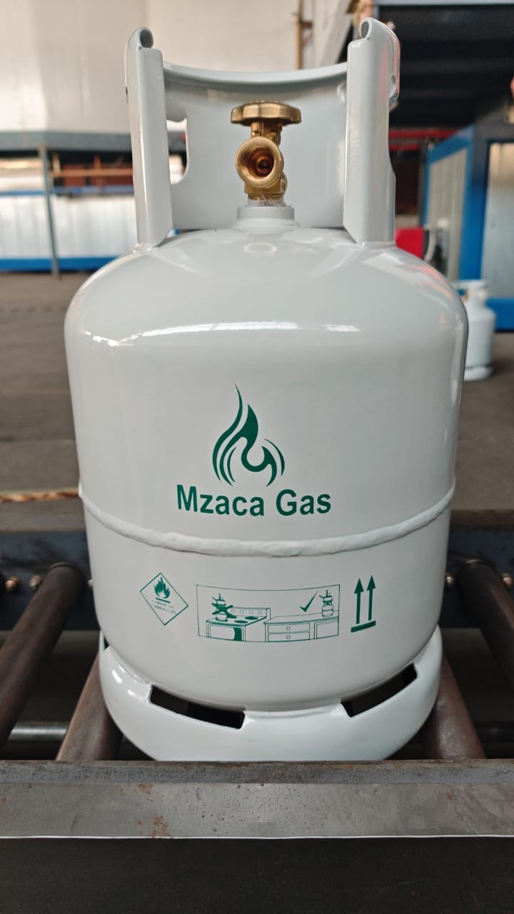 A single LPGSA safety-checked Mzaca Gas LPG cylinder